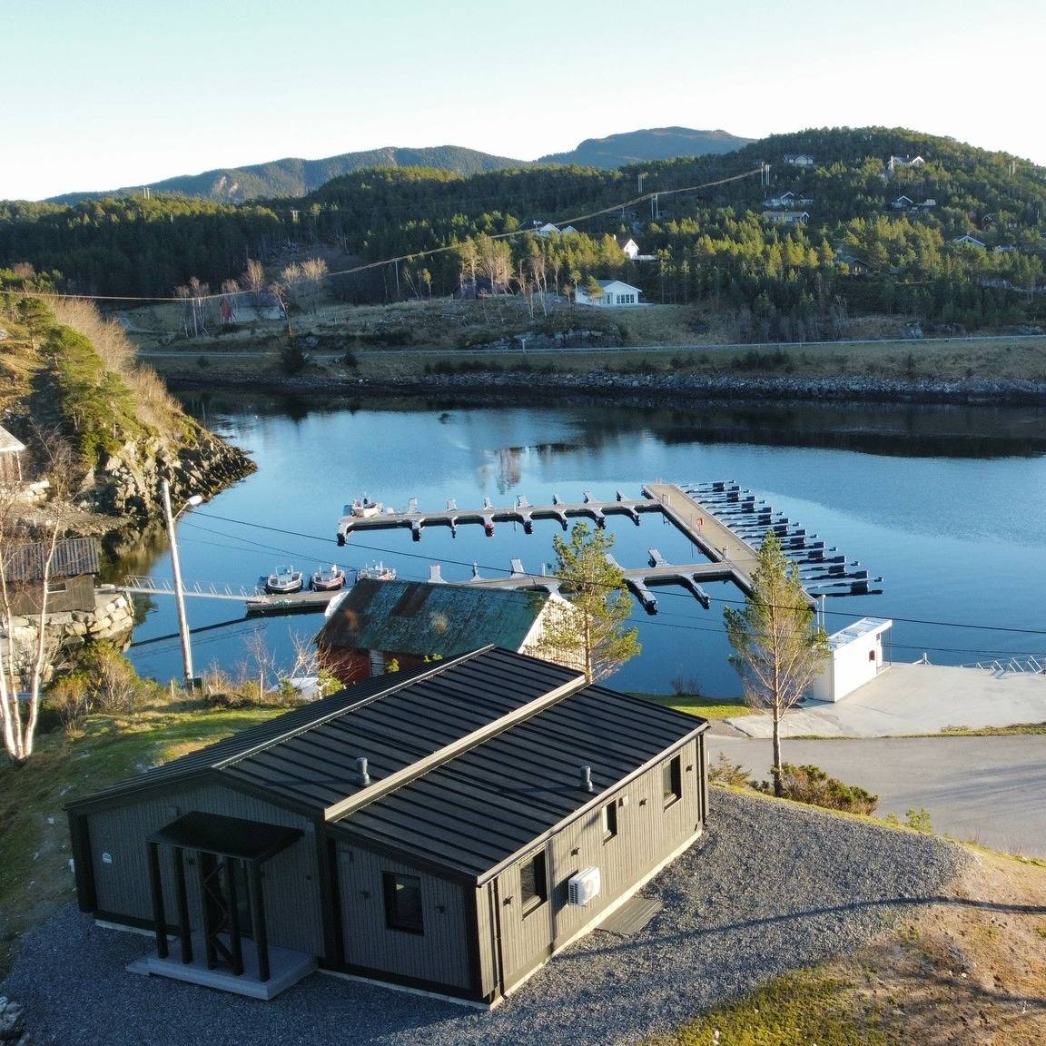 Fishing camp in Foldfjorden